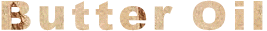 Butter Oil